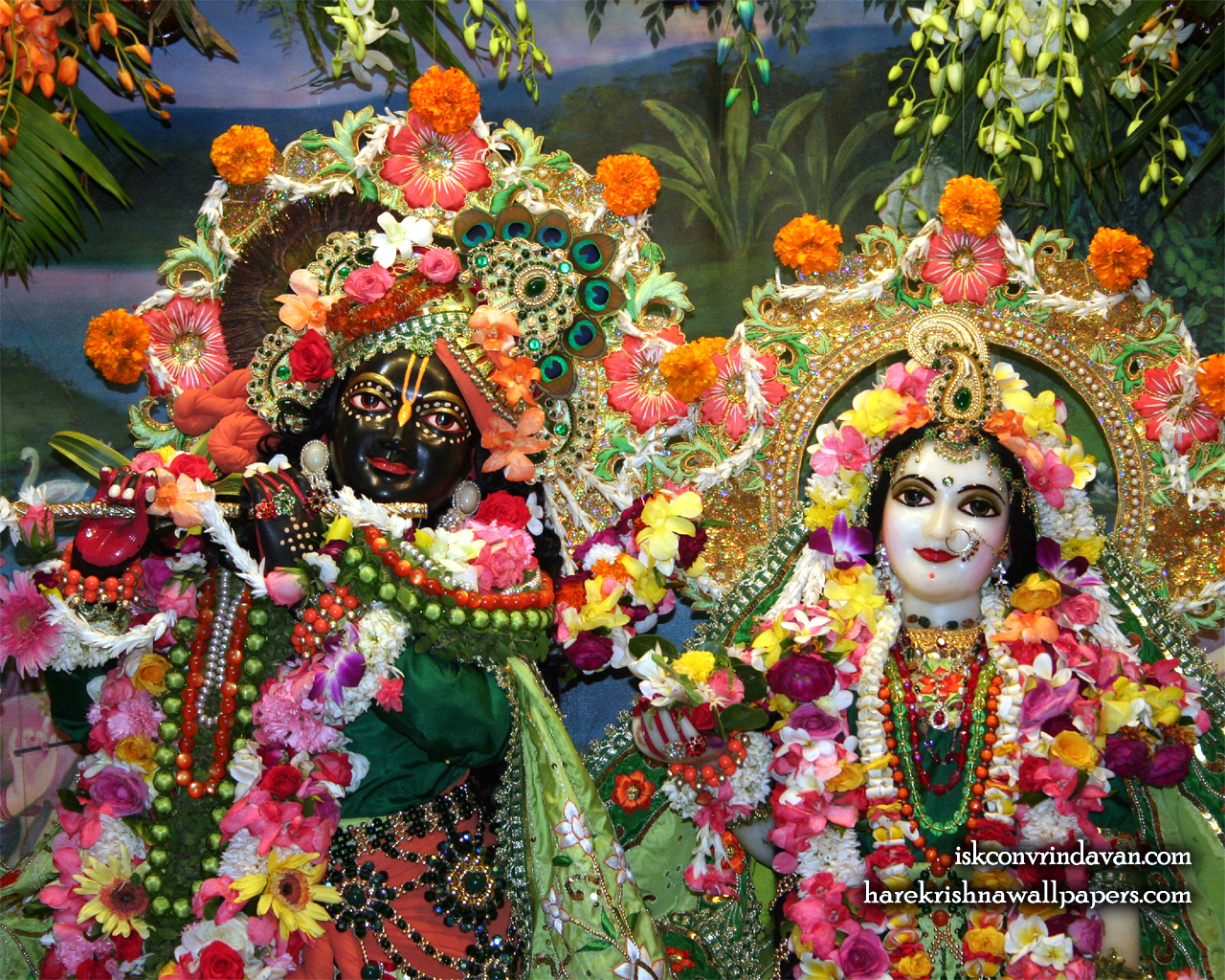 Sri Sri Radha Shyamsundar Close up Wallpaper (002) Size 1280x1024 Download