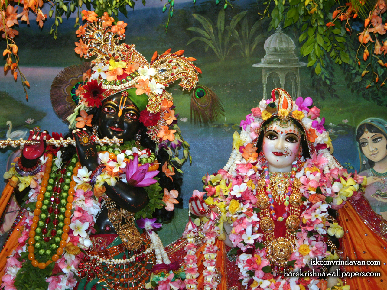Sri Sri Radha Shyamsundar Close up Wallpaper (005) Size 1280x960 Download