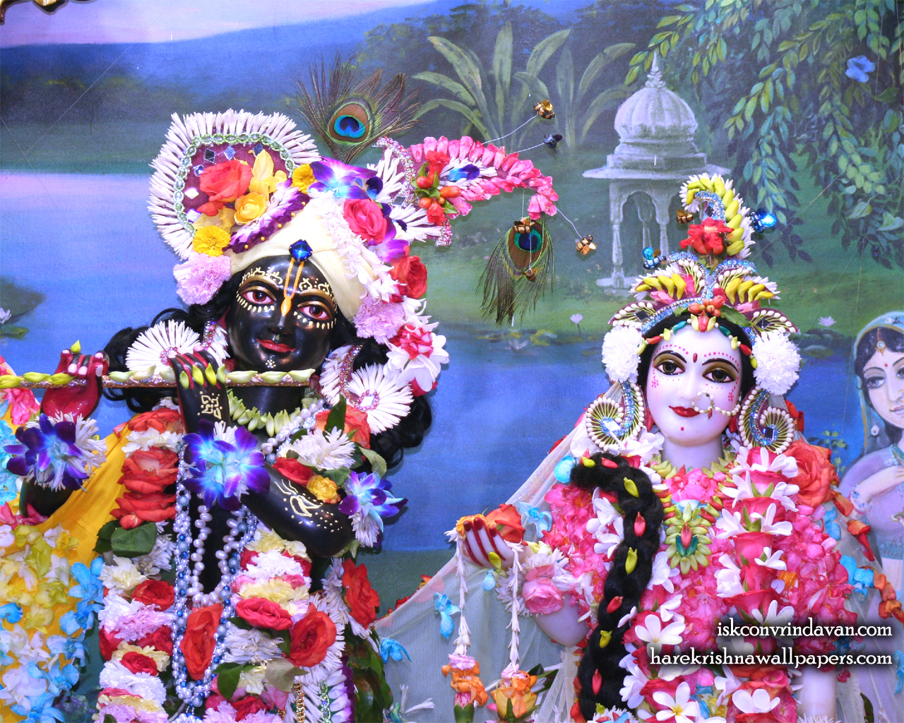 Sri Sri Radha Shyamsundar Close up Wallpaper (008) Size 1280x1024 Download