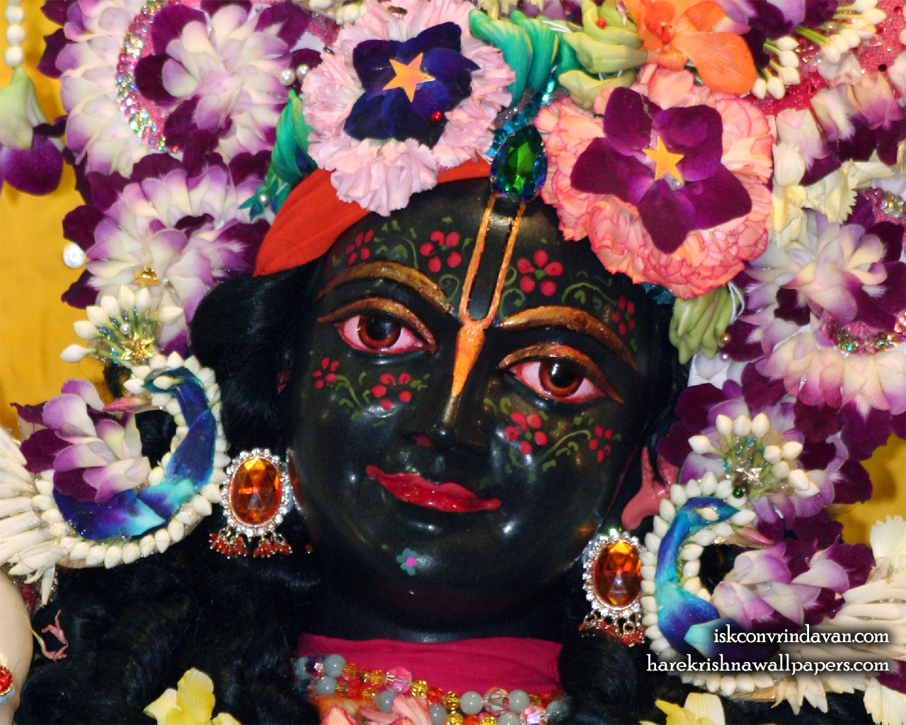 Sri Krishna Close up Wallpaper (009) Size 1280x1024 Download