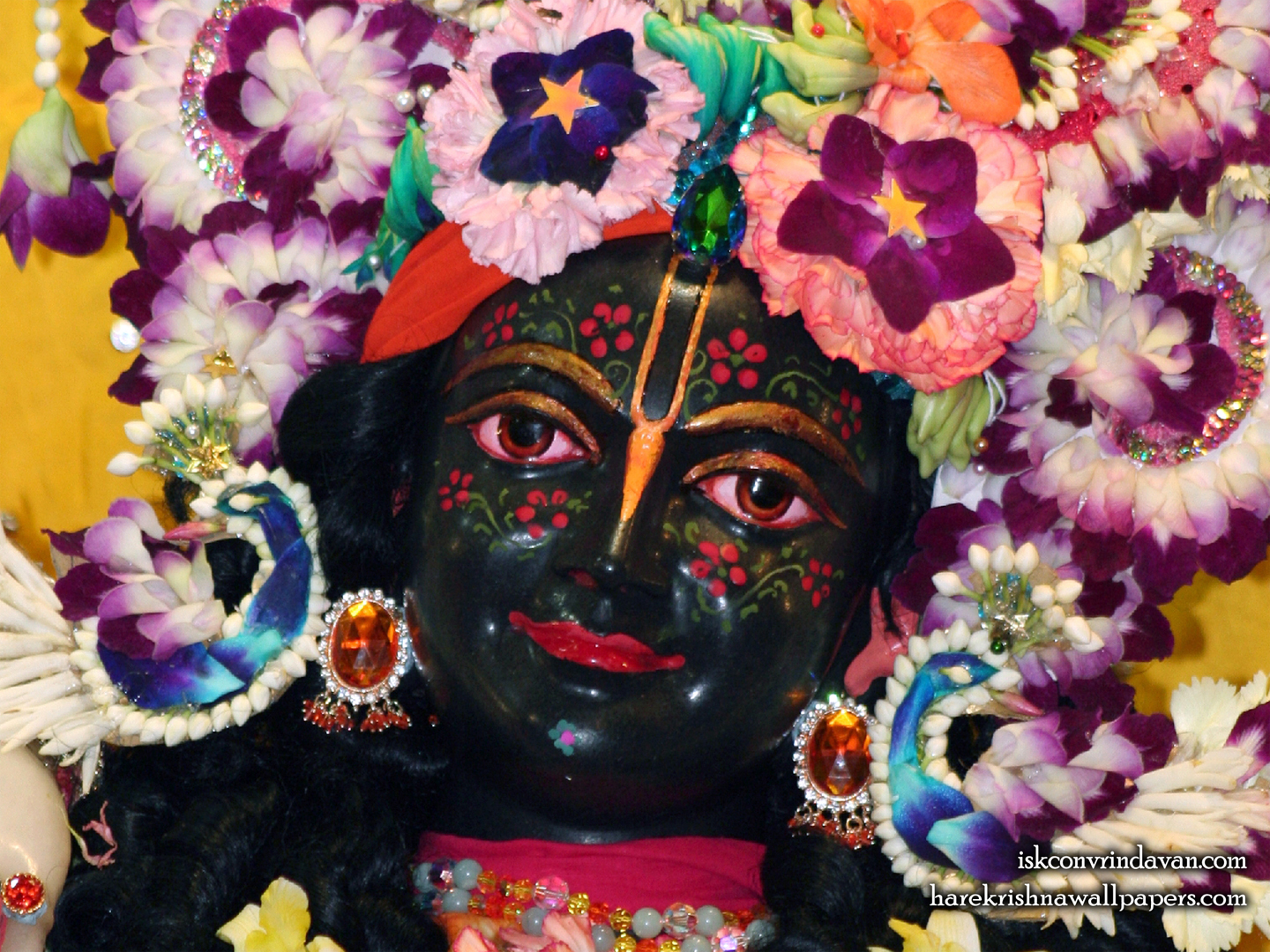 Sri Krishna Close up Wallpaper (009) Size 1400x1050 Download
