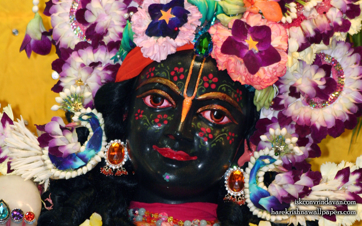 Sri Krishna Close up Wallpaper (009) Size 1440x900 Download