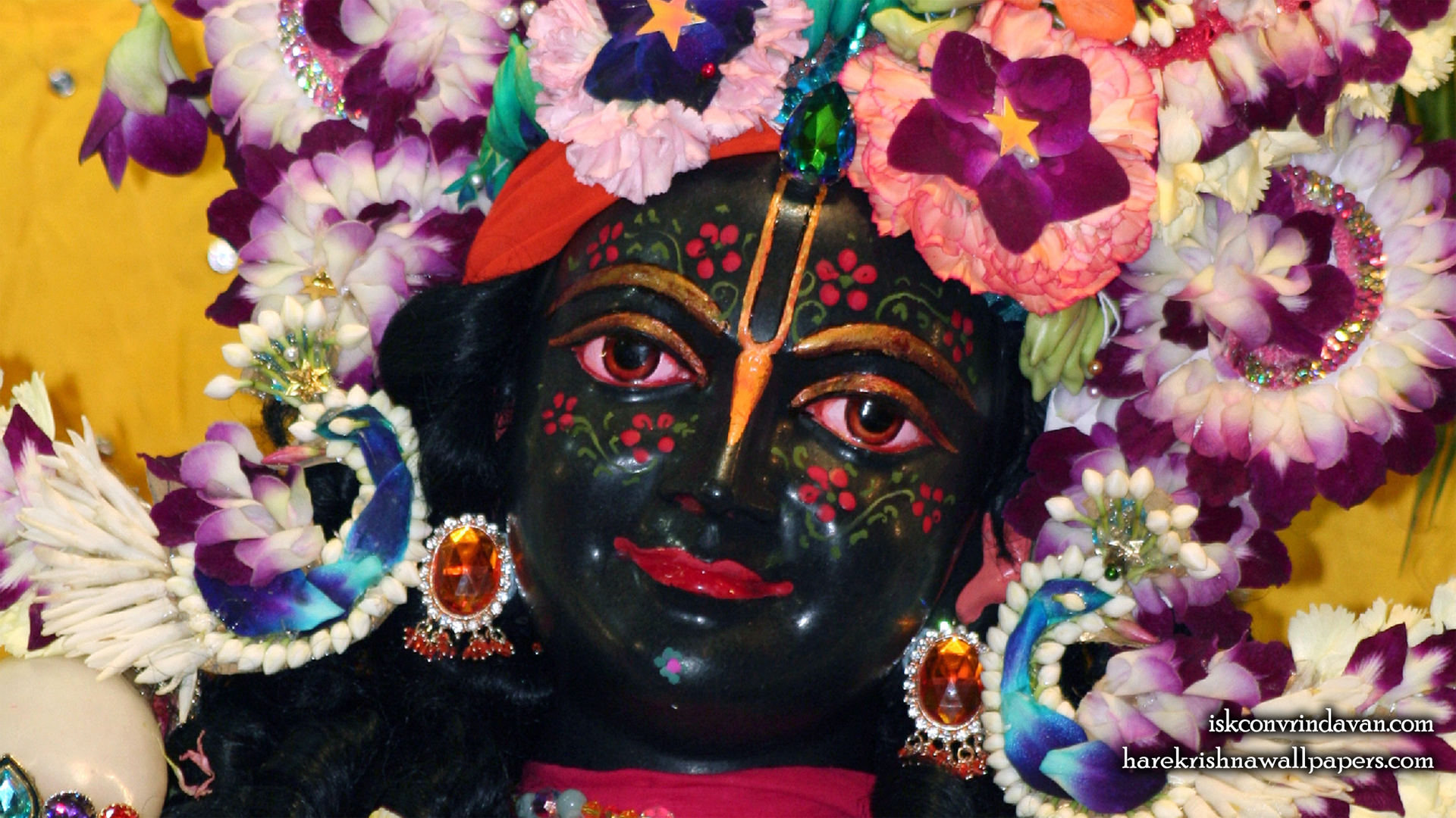 Sri Krishna Close up Wallpaper (009) Size 1920x1080 Download