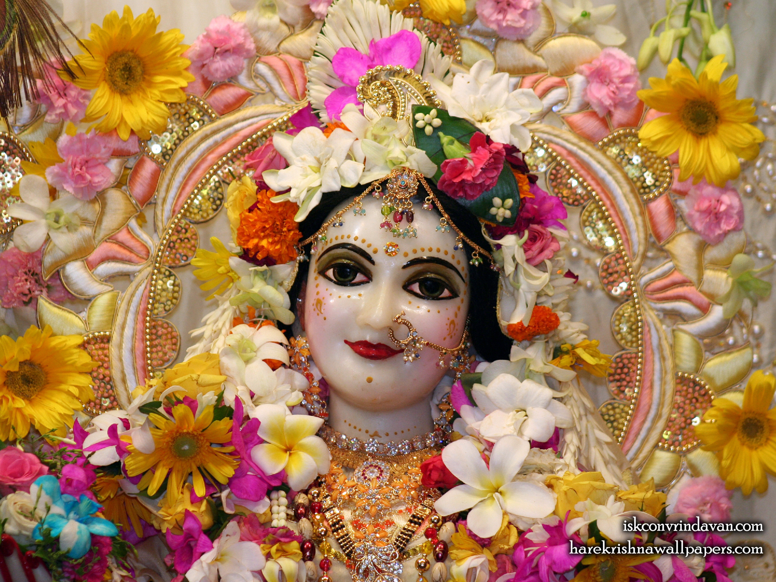 Sri Radha Close up Wallpaper (009) Size1600x1200 Download