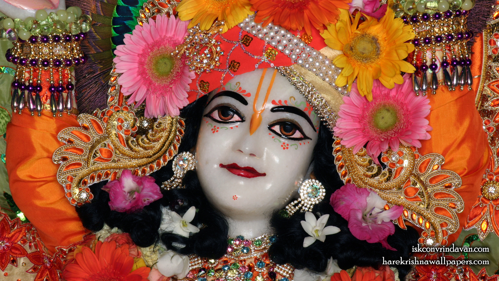 Sri Gaura Close up Wallpaper (010) Size 1600x900 Download