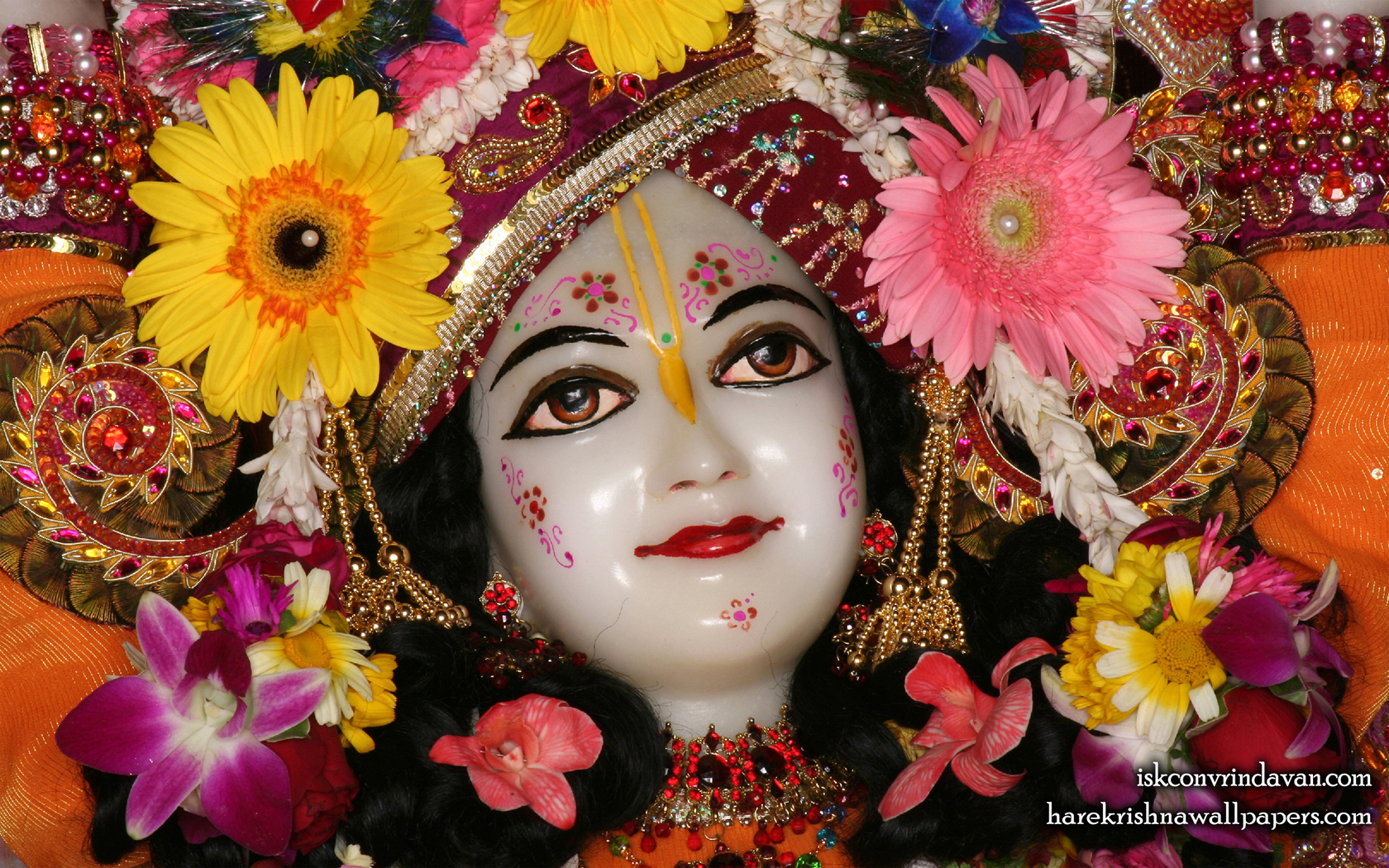 Sri Nitai Close up Wallpaper (010) Size 1680x1050 Download