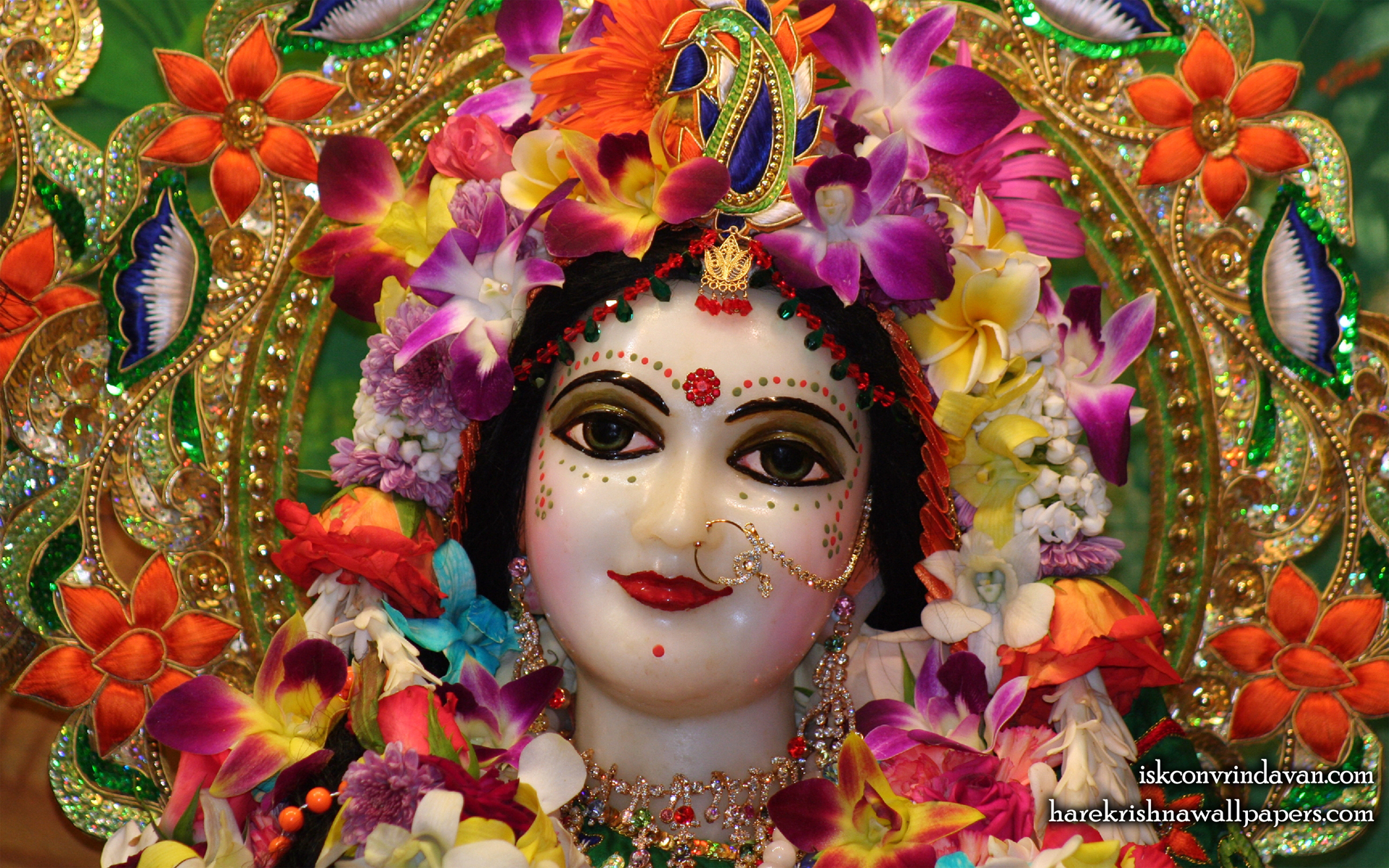 Sri Radha Close up Wallpaper (010) Size 1920x1200 Download