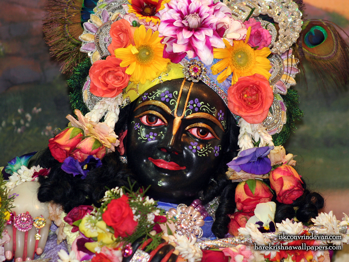 Sri Krishna Close up Wallpaper (012) Size 1152x864 Download