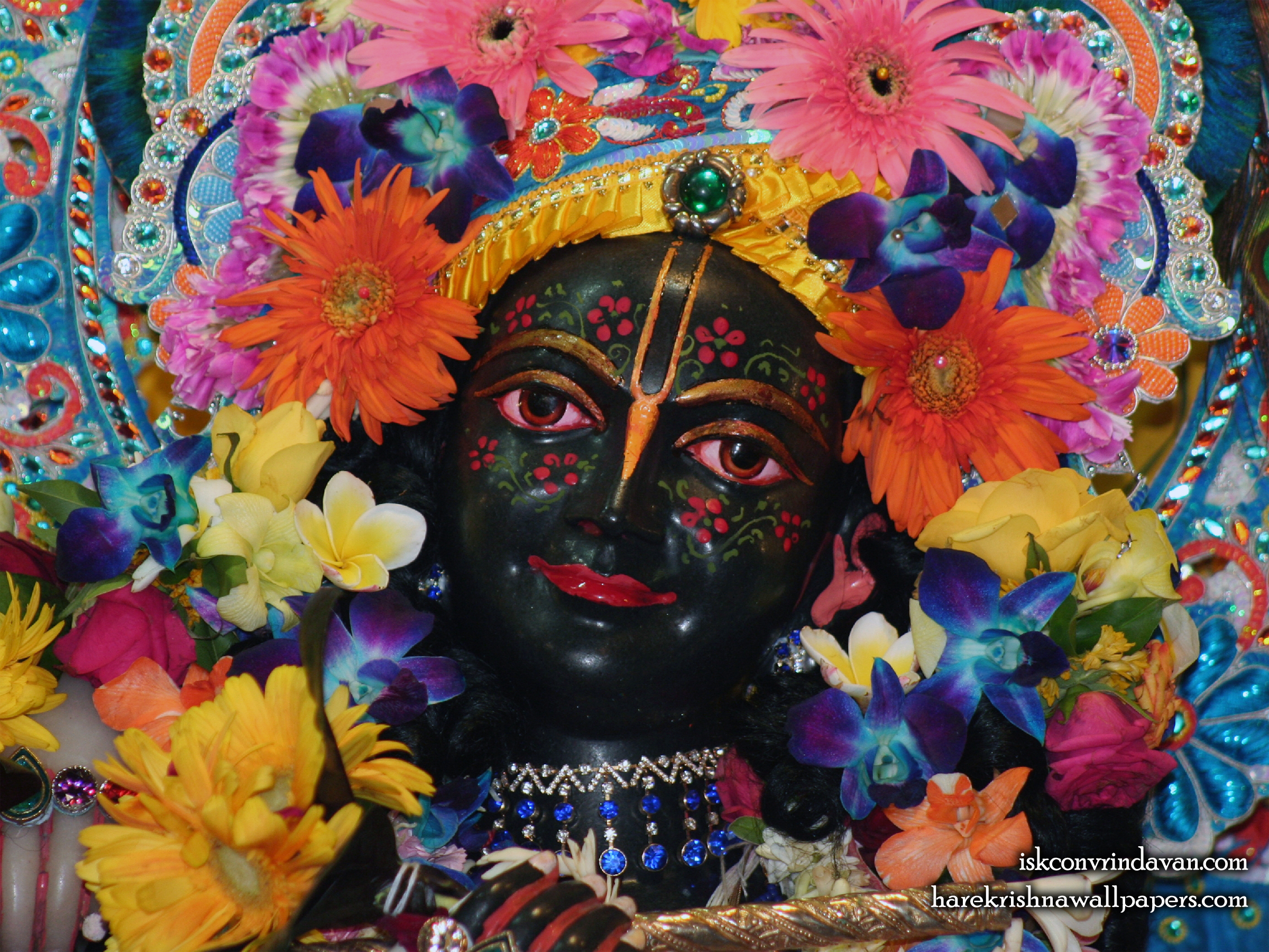 Sri Krishna Close up Wallpaper (013) Size 2400x1800 Download