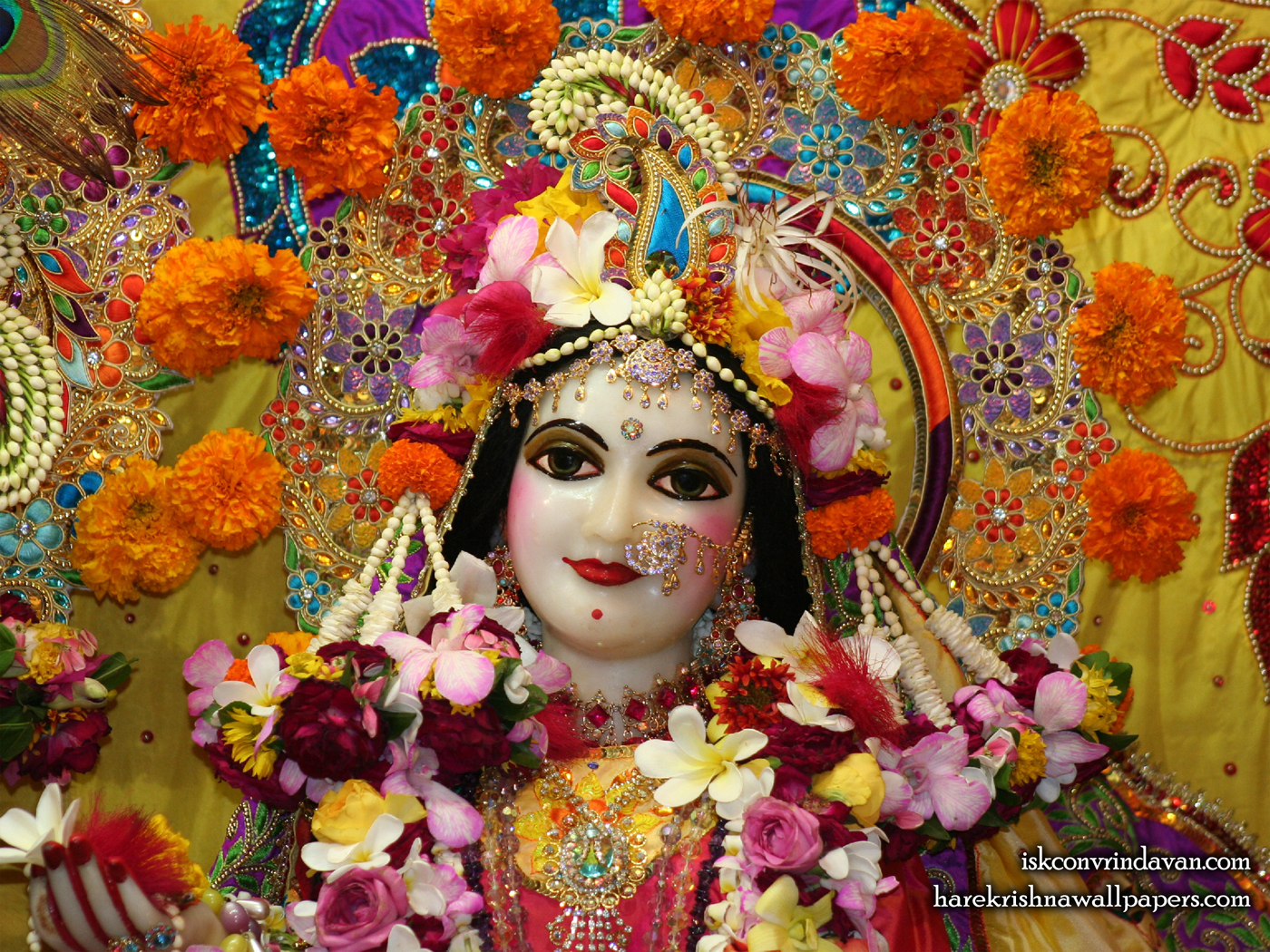 Sri Radha Close up Wallpaper (014) Size 1400x1050 Download