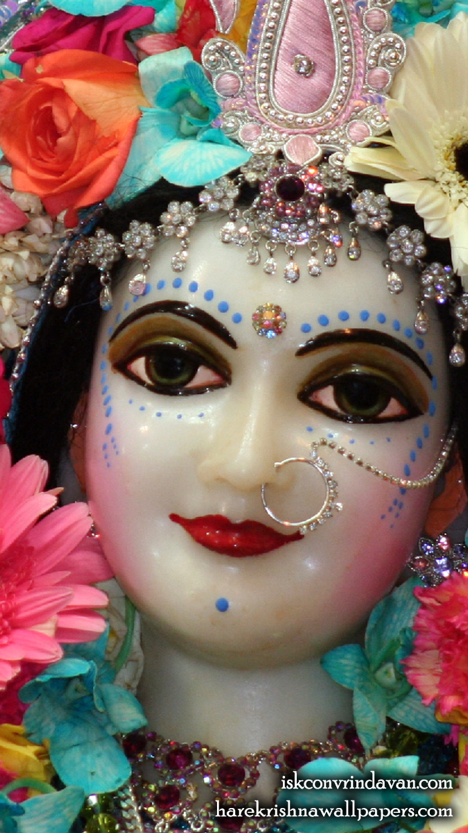 Sri Radha Close up Wallpaper (015) Size 675x1200 Download