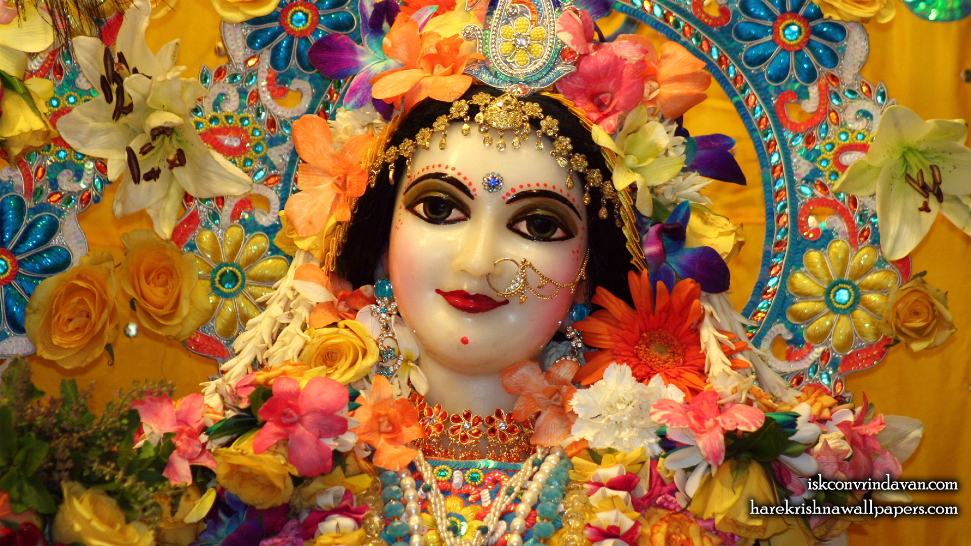 Sri Radha Close up Wallpaper (018) Size 1920x1080 Download