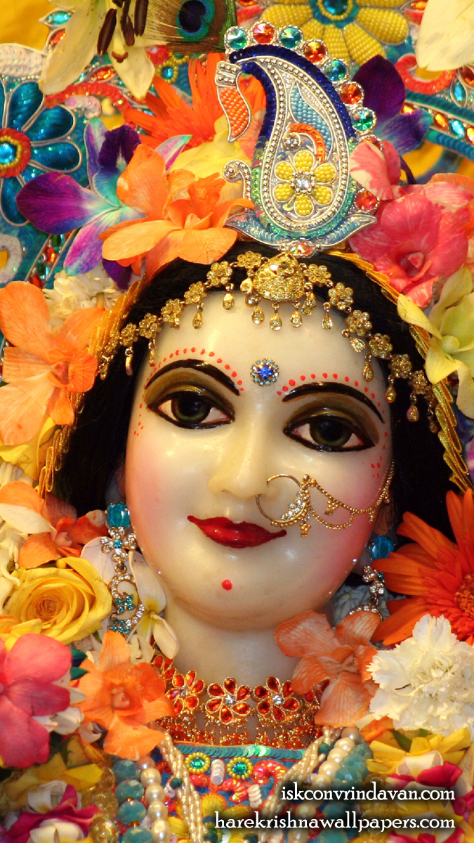 Sri Radha Close up Wallpaper (018) Size 675x1200 Download