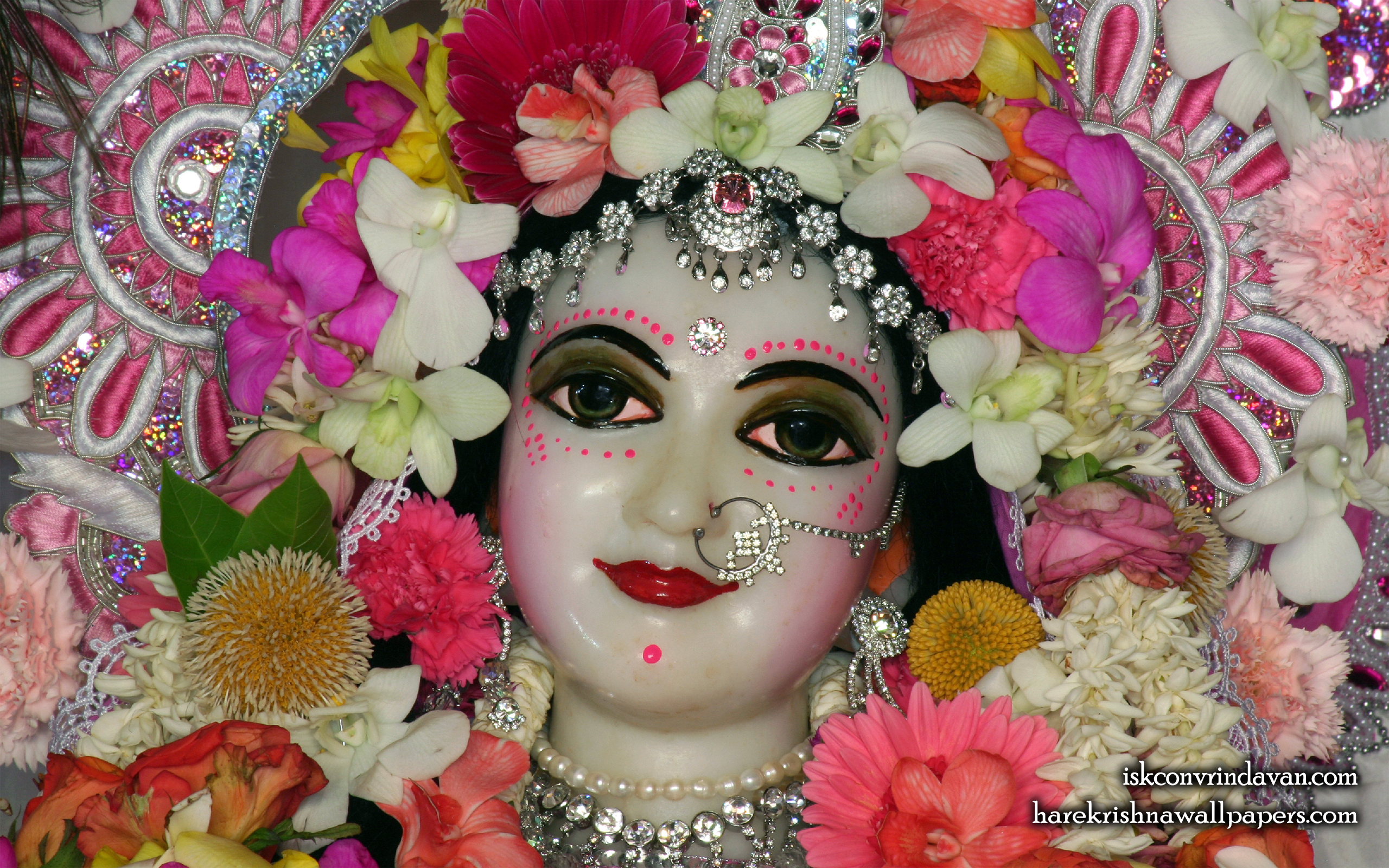 Sri Radha Close up Wallpaper (019) Size 2560x1600 Download