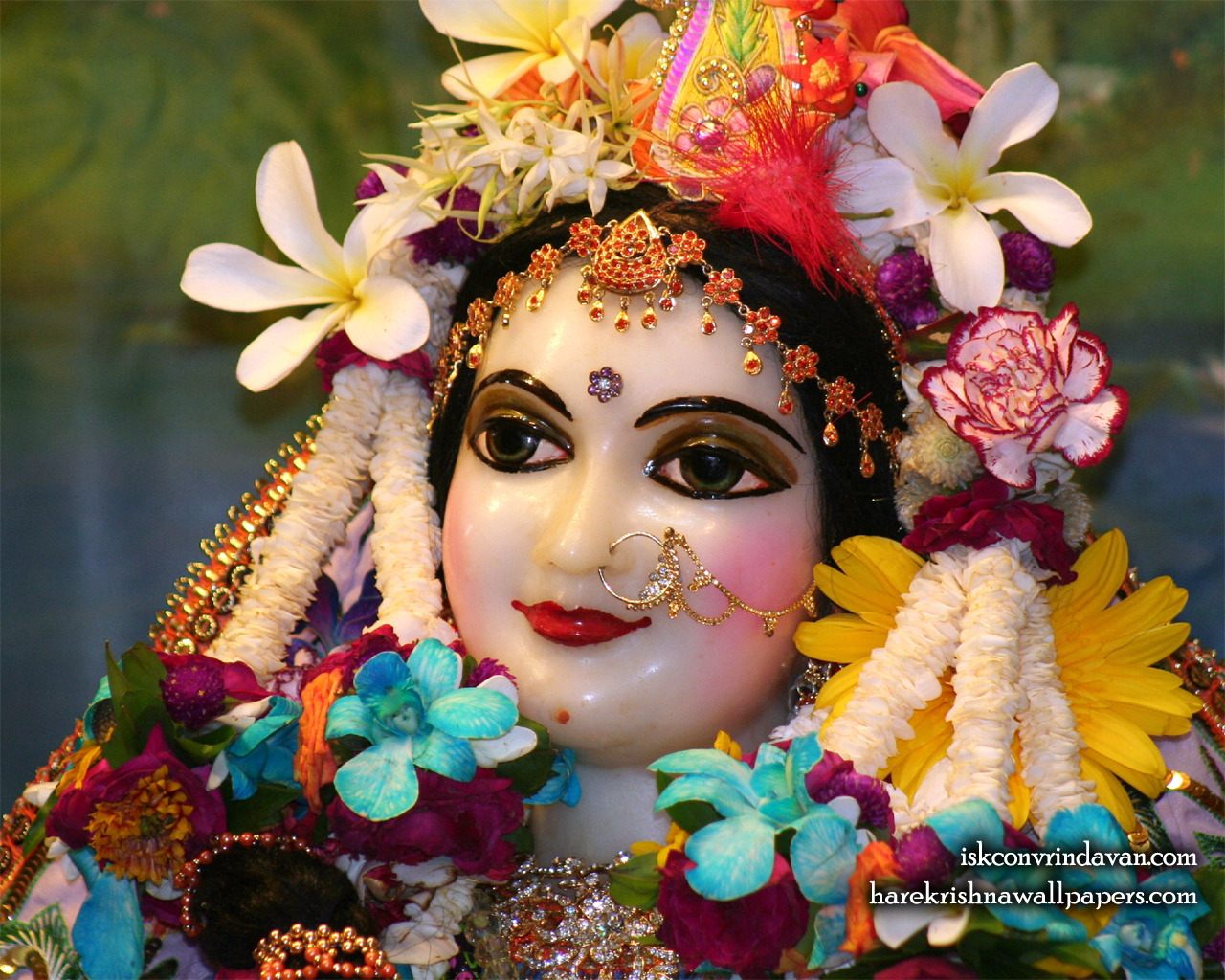 Sri Radha Close up Wallpaper (020) Size 1280x1024 Download