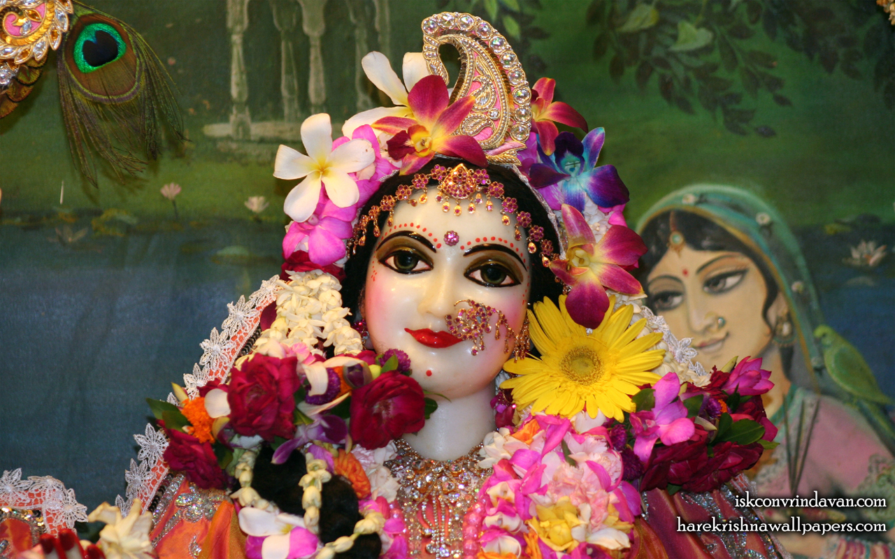 Sri Radha Close up Wallpaper (022) Size 1280x800 Download