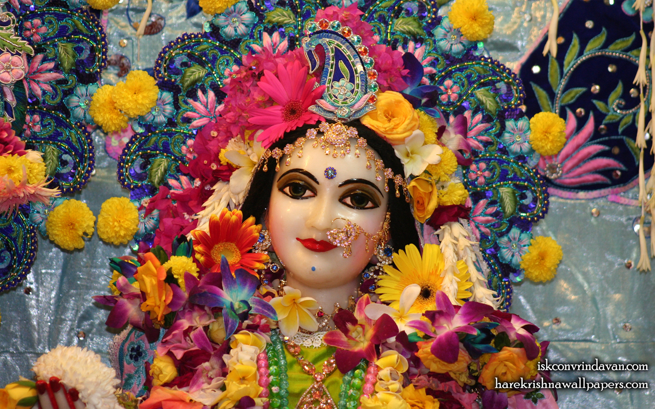 Sri Radha Close up Wallpaper (023) Size 1280x800 Download