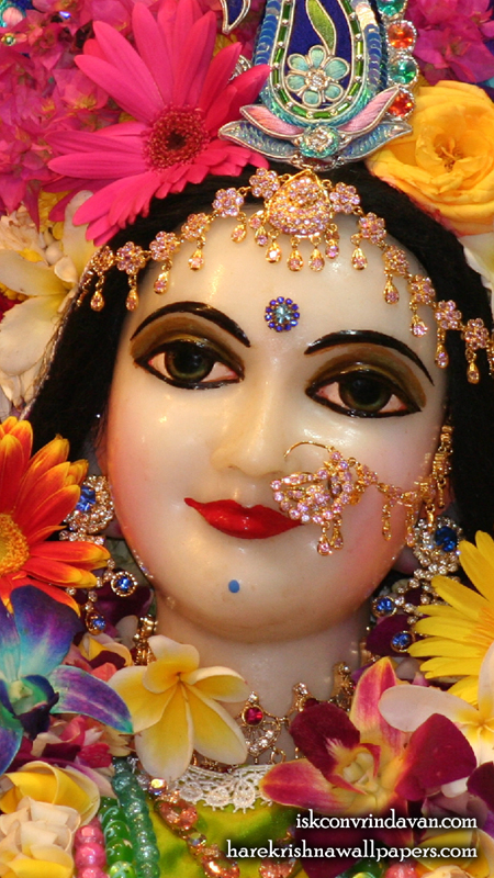 Sri Radha Close up Wallpaper (023) Size 450x800 Download