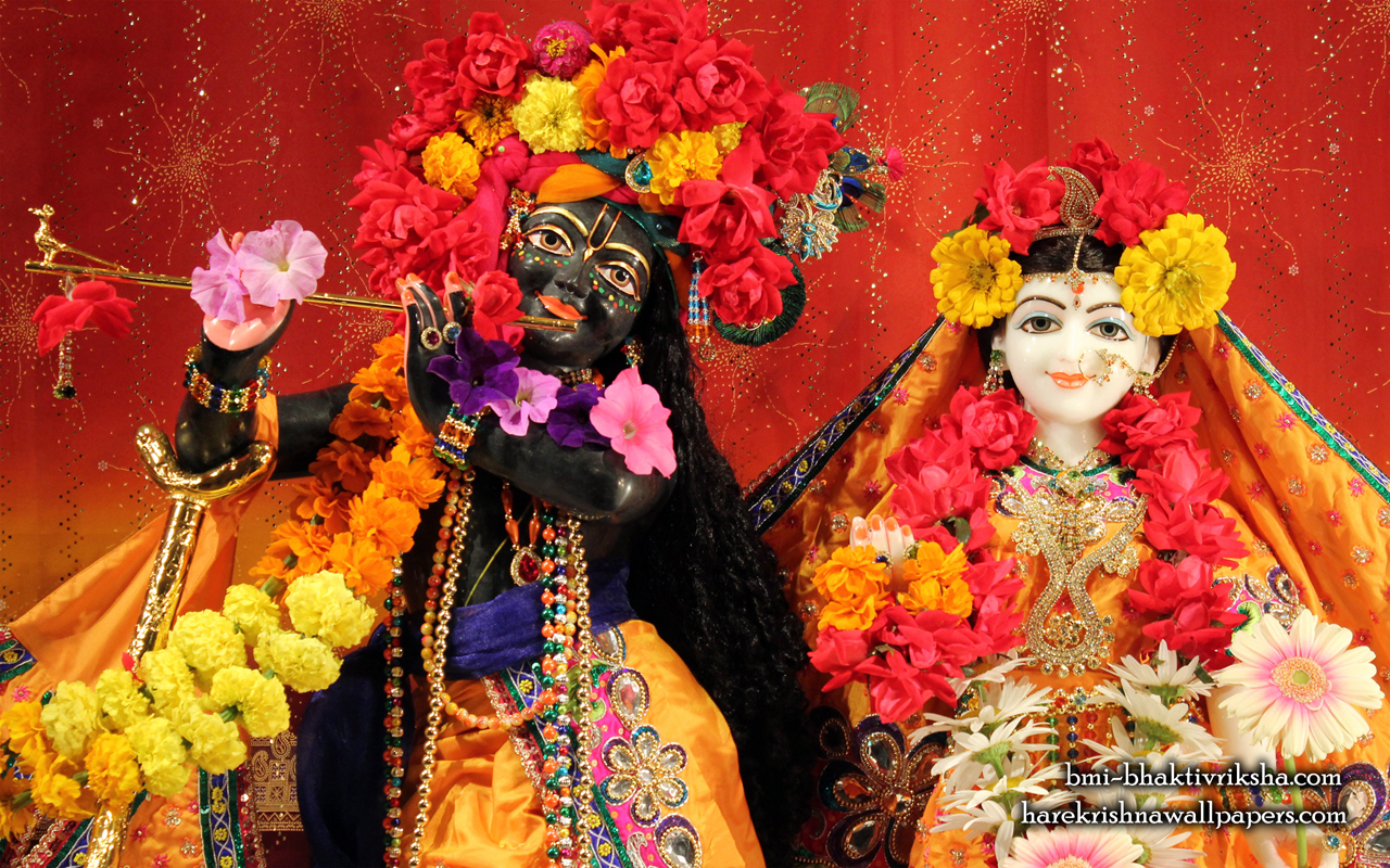 Sri Sri Radha Shyamsundar Close up Wallpaper (001) Size 1280x800 Download